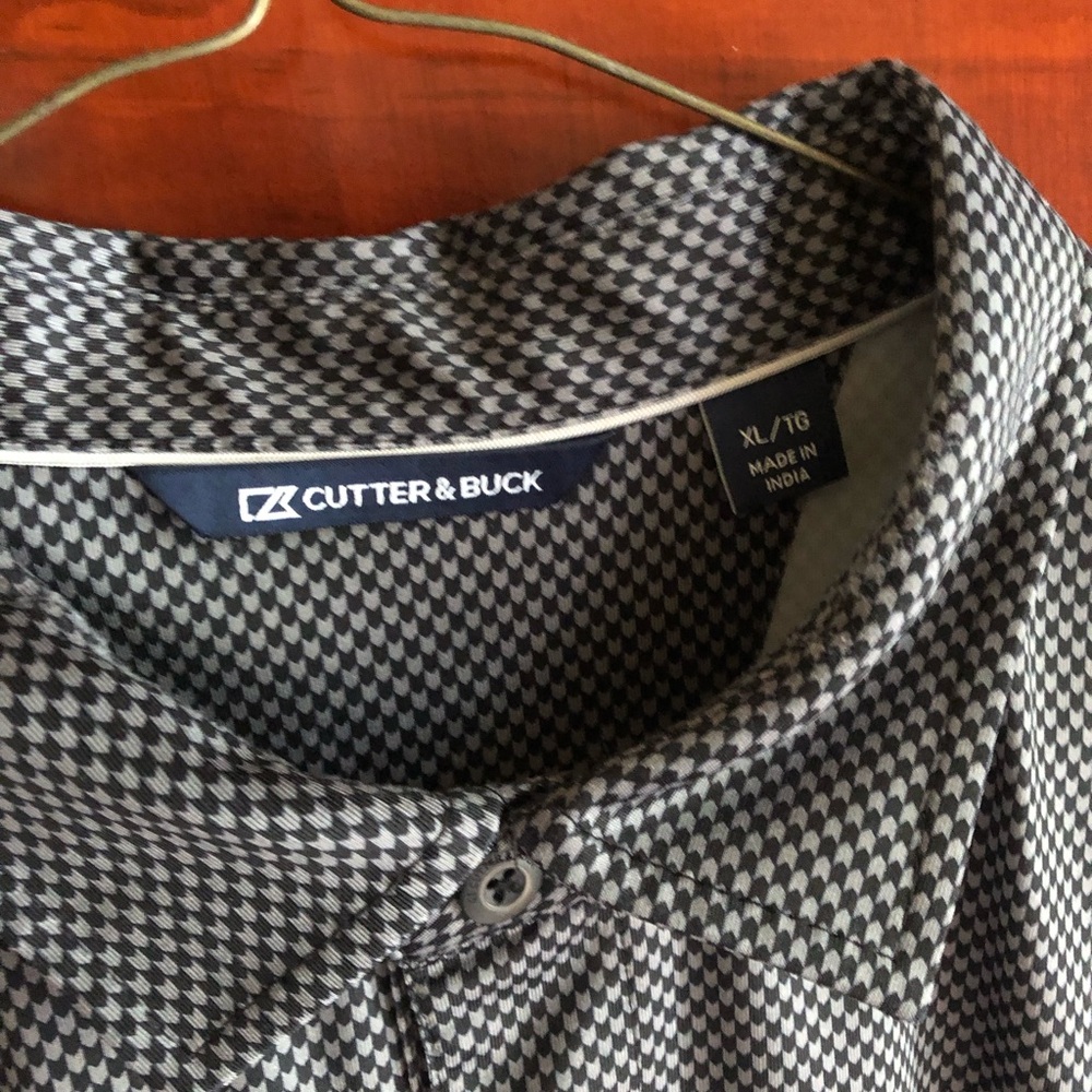 Cutter & Buck Black Micro-Pattern Polo - Picture 3 of 3
